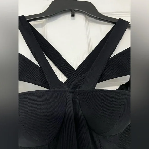 The Indecent Proposal Dress. Gorgeous Black Semi Formal Maxi Dress. - Picture 4 of 11